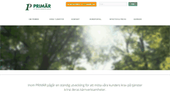 Desktop Screenshot of primar.se