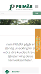 Mobile Screenshot of primar.se